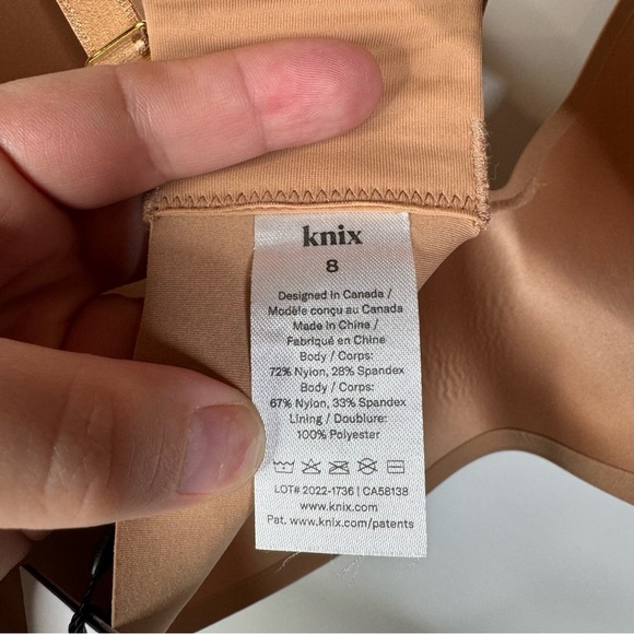 Knix NWT WingWomen Contour Bra Size 8 - Picture 5 of 6
